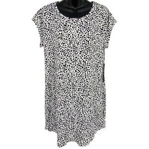 Nicole Miller New York Size Extra Large XL Animal Nightgown Sleep Shirt New